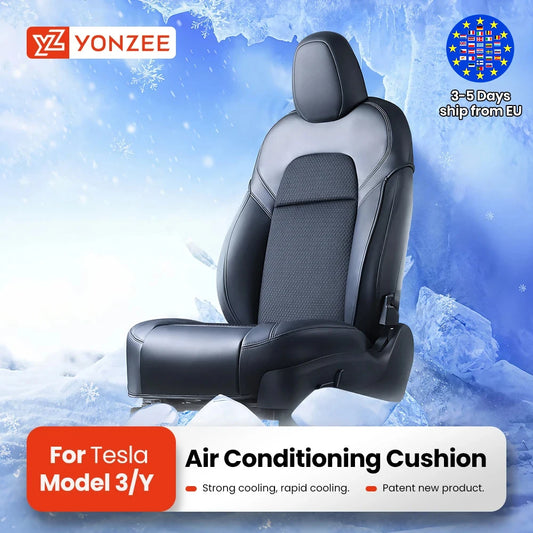 YZ For Tesla Model Y 3 2021-2023 Cooling Car Seat Cushion Summer Cool