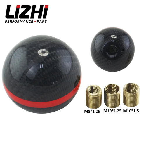 LIZHI RACING - Real Carbon Fiber Gear Shift Knob Manual Automatic