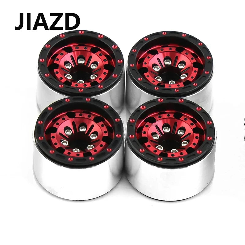 4PCS TRX4M 1.0'' Metal Wheels Upgrade Hub Rim for 1/18 RC Crawler Car