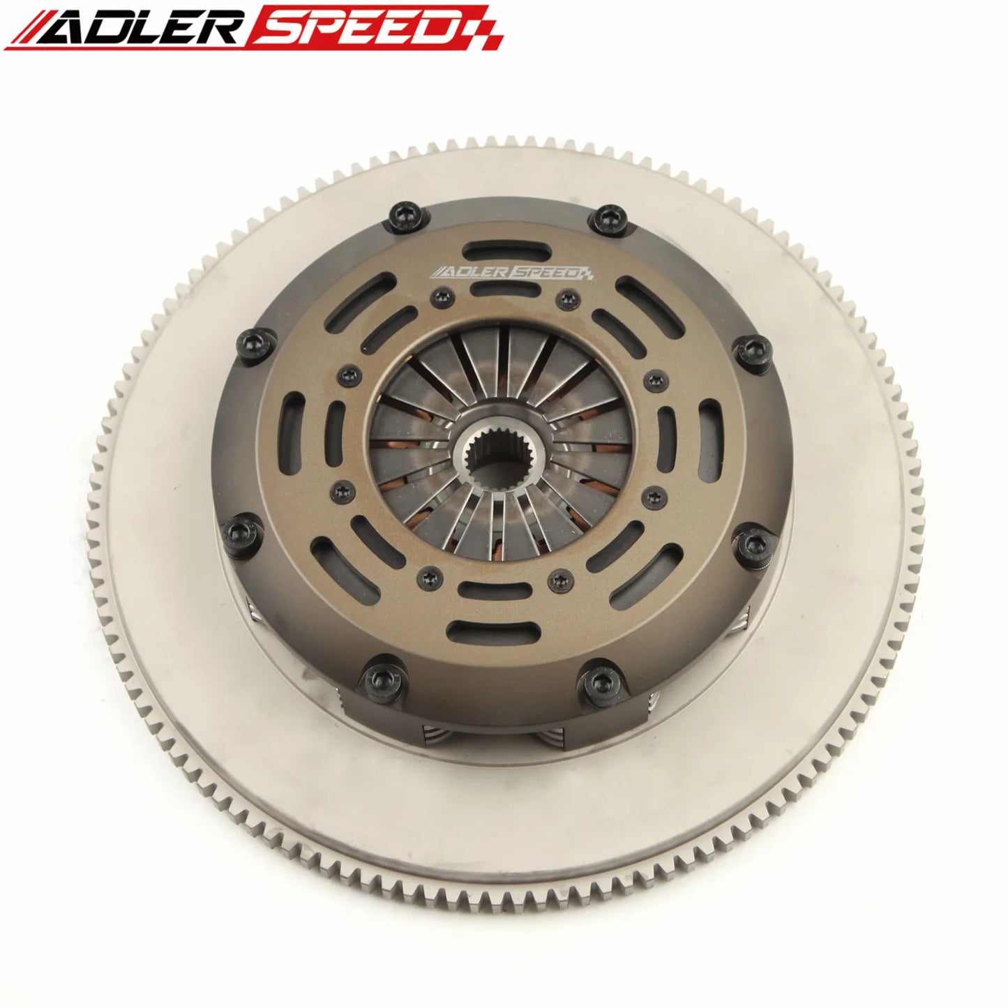 ADLERSPEED RACING CLUTCH TRIPLE DISC + FLYWHEEL KIT For 1989-96 NISSAN