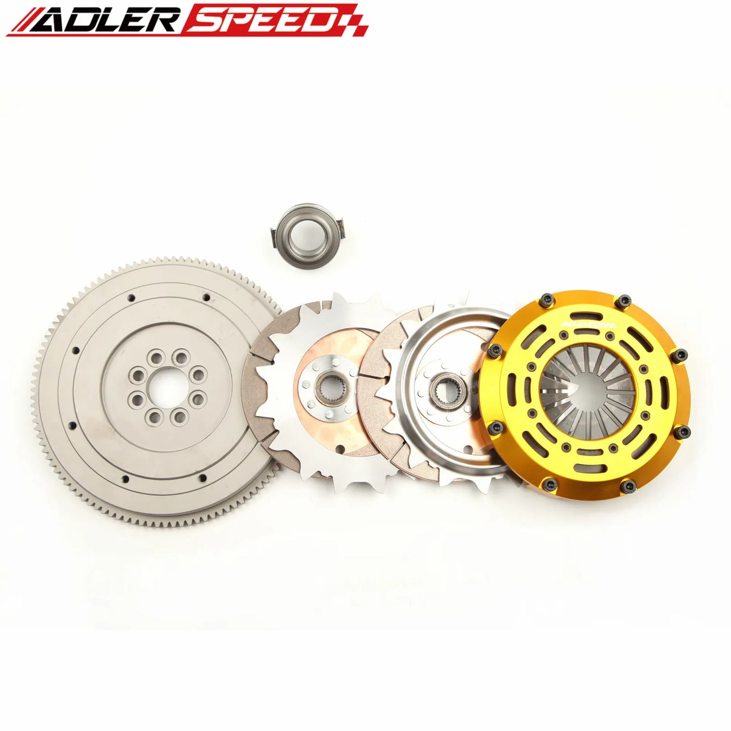 ADLERSPEED ADLERSPEED RACING CLUTCH TWIN DISC KIT FOR 1989-1998 NISSAN