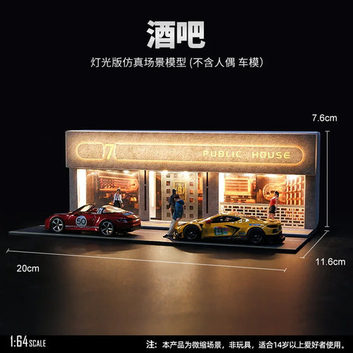 1/64 Scale Simulate Miniature Convenience Store Supermarket