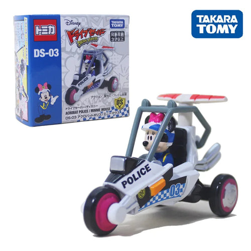 TAKARA TOMY Alloy Car Model Disney Police Car DS Series Michini Donald