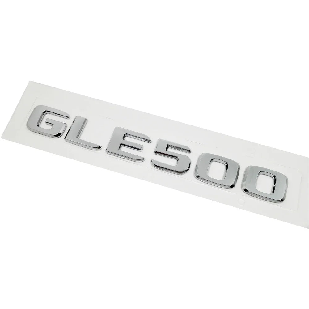 ABS Plastic GLE320 GLE350 GLE500 Trunk Rear Logo Badge Emblem Sticker