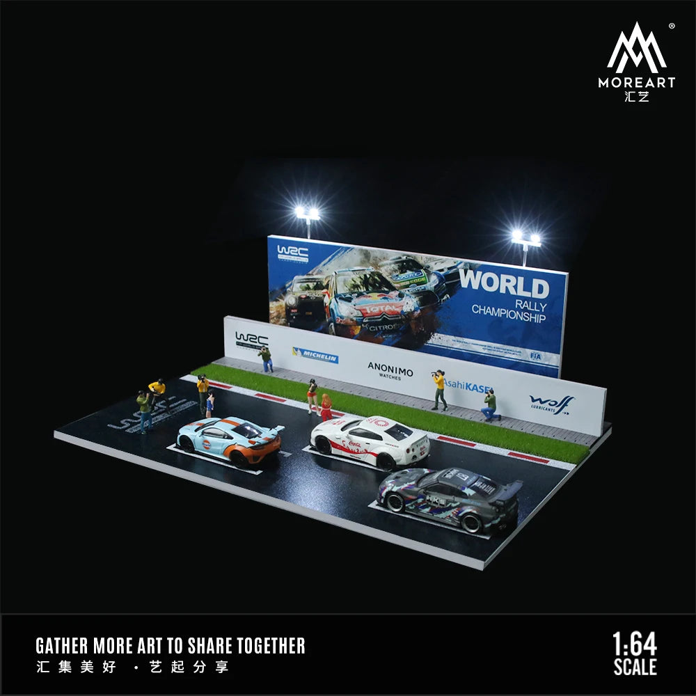 Timemicro+MoreArt 1:64 WRC World Rally Championship assembly display