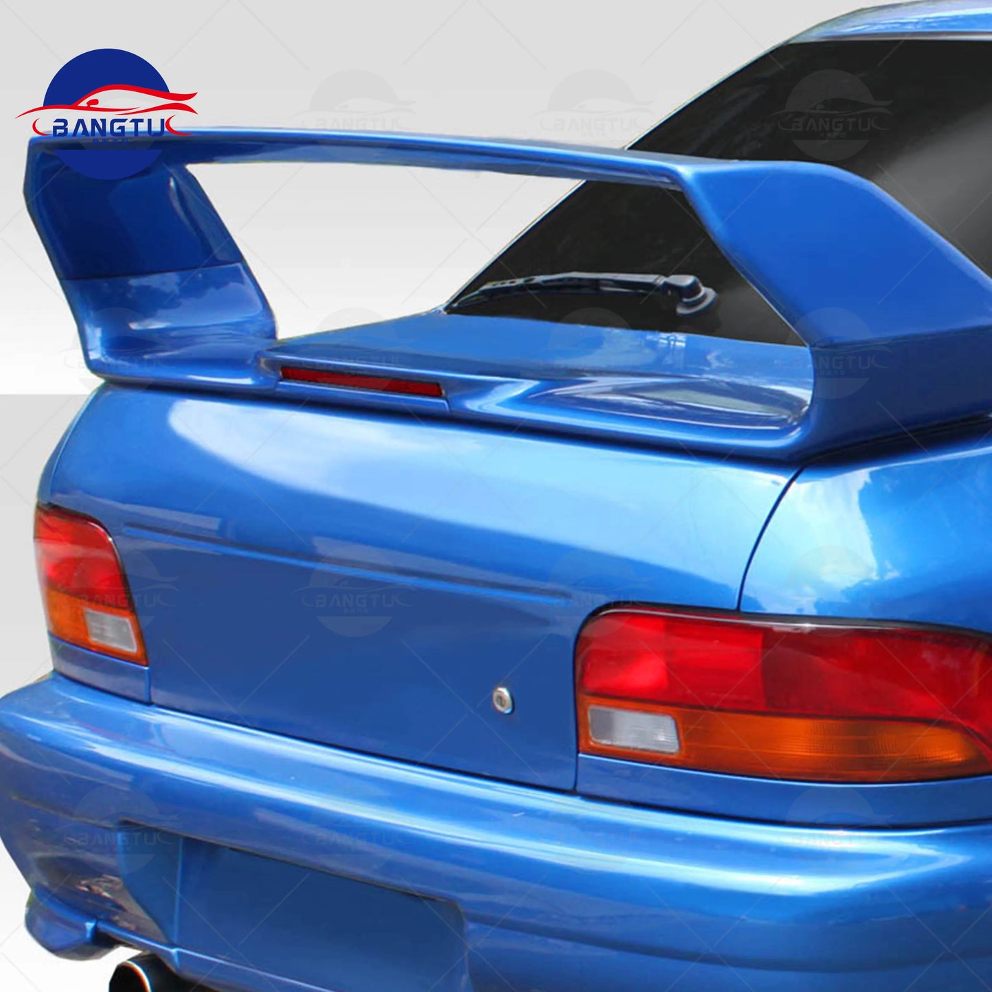 ABS Spoler Fit 02-07 Subaru Impreza WRX STI Trunk Spoiler Wing W/ LED