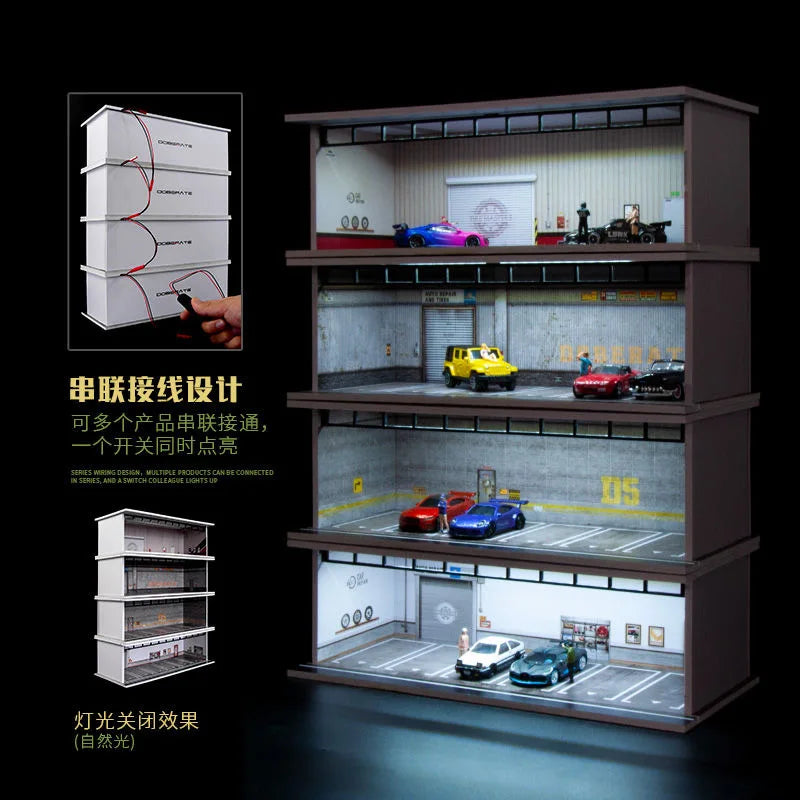 Timemicro+MoreArt original design 1:64 repair workshop theme garage