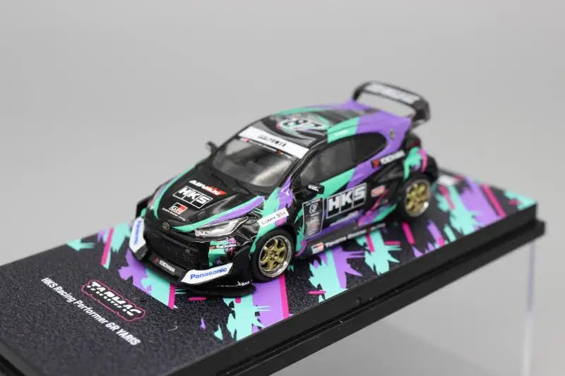 Tarmac 1:6 Pandem  Yaris HKS Collection of die-cast alloy car