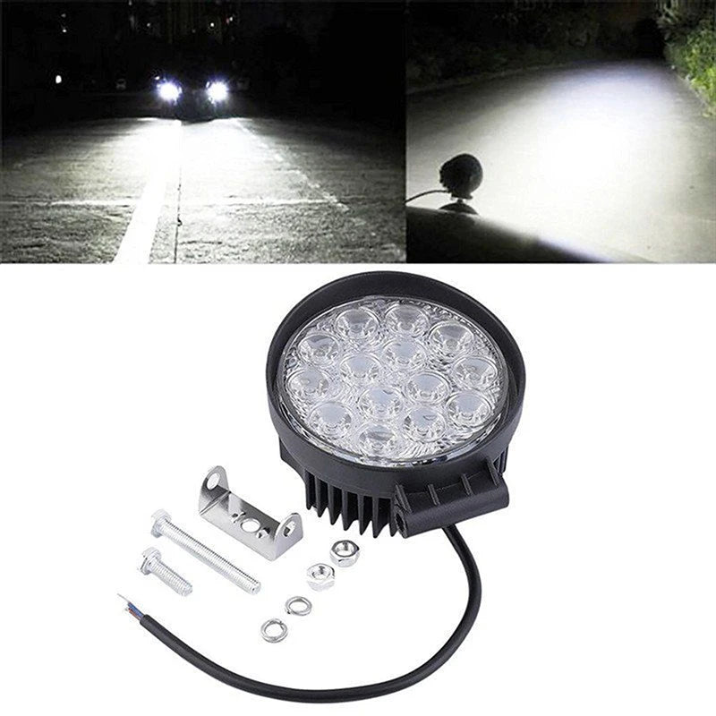 50MM 42W 14LED Work Light LED Car Front Fog Light 12V 24V for Truck