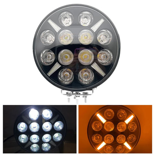 1PCS 9 Inch Round LED Light 120W Led Work Light for SUV ATV 4x4