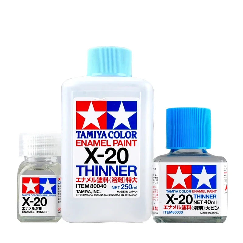 Tamiya Color ENAMEL Paint Thinner  80020 80030 80040 X20 10ML 40ML