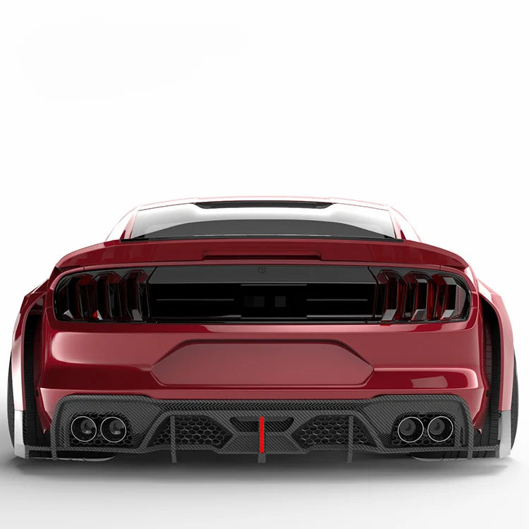 Wide body kit for new Ford Mustang car accessories wide flare carbon