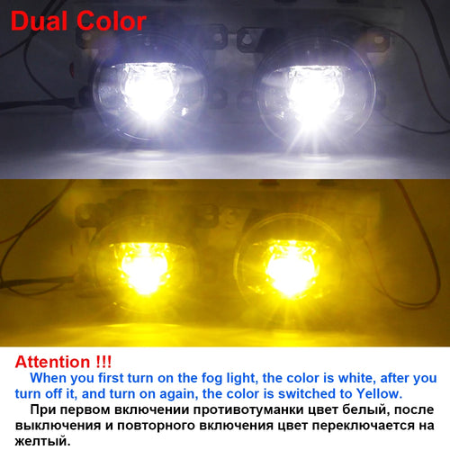 2 X LED Fog Light 30W 8000LM Car Front Bumper Fog Lamp For Subaru