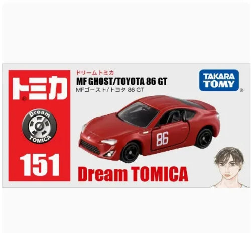 TAKARA TOMY Tomica  Front Text D Fujiwara Takumi AE86 Hornet Alloy