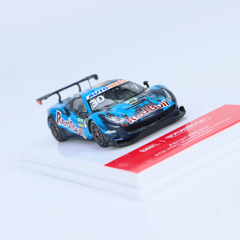 Tarmac Works 1:64 Model Car 488 GT3 DTM 2021 Monza Race 1 Winner Liam