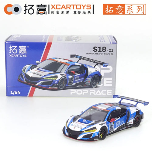 XCARTOYS POP RACE 1/64 SKYLINE GT-R V8 NSX GT3 EVA01 GR YARIS 992