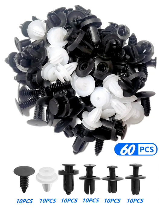 60pcs car Fastener Clip Mixed bolt screw for BMW E 30 34 36 38 39 46