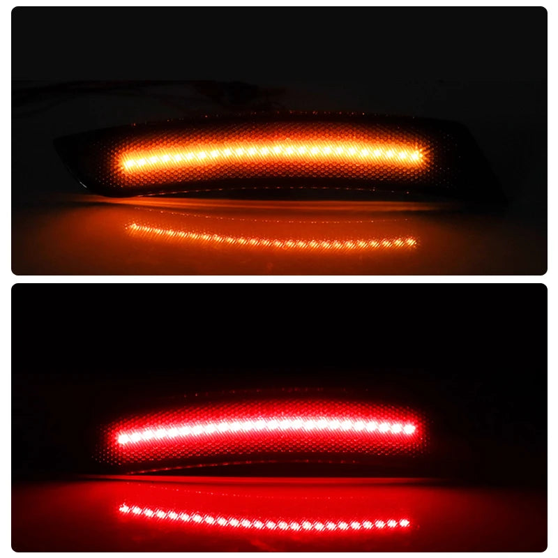 Smoked Lens Front Rear LED Side Fender Marker Lamp Assembly Parking