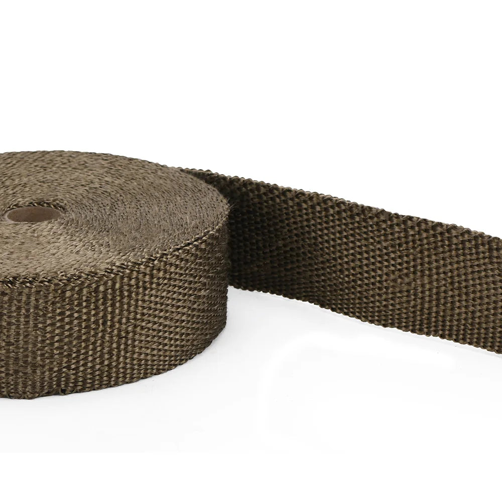 VR -2"X15meter TITANIUM TURBO MANIFOLD HEAT EXHAUST THERMAL WRAP TAPE