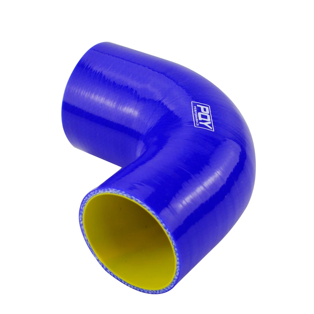 LIZHI RACING  2.5"-3" 63mm-76mm 90 Degree Elbow Reducer Silicone Hose