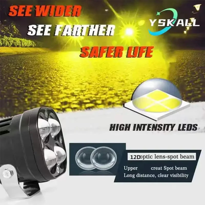 3inch Work Spotlights 24V 12V Super Bright  Universal Headlights