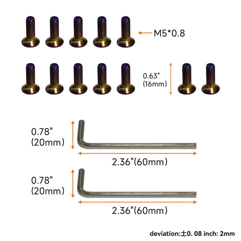 12Pcs Steering Wheel Bolt Screw Kit Fit For Momo Nardi Personal NRG