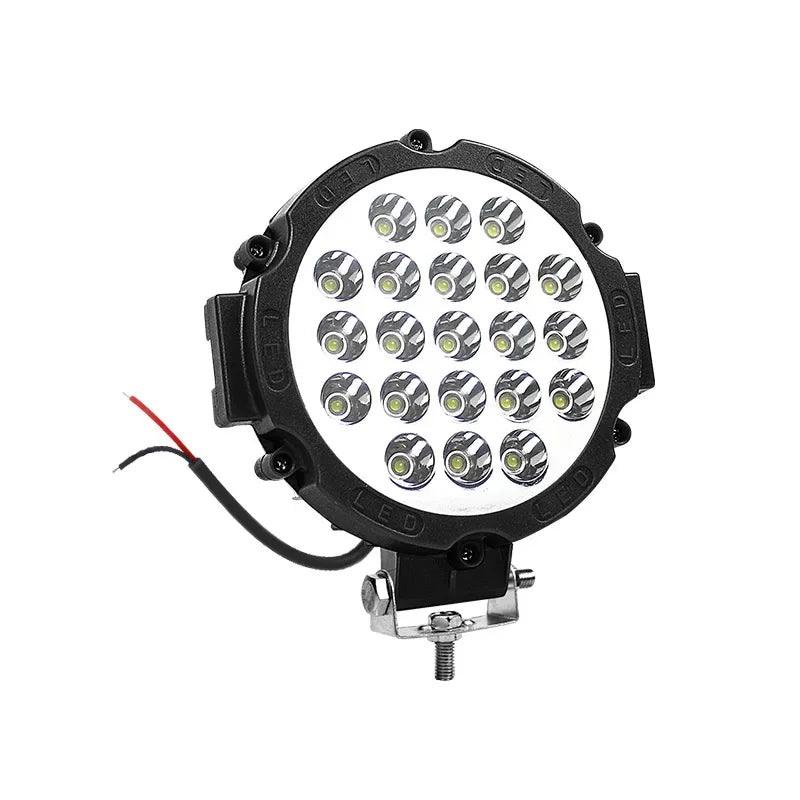 7-inch 63W Off-road Work Light LED Modified Spotlight Engineering