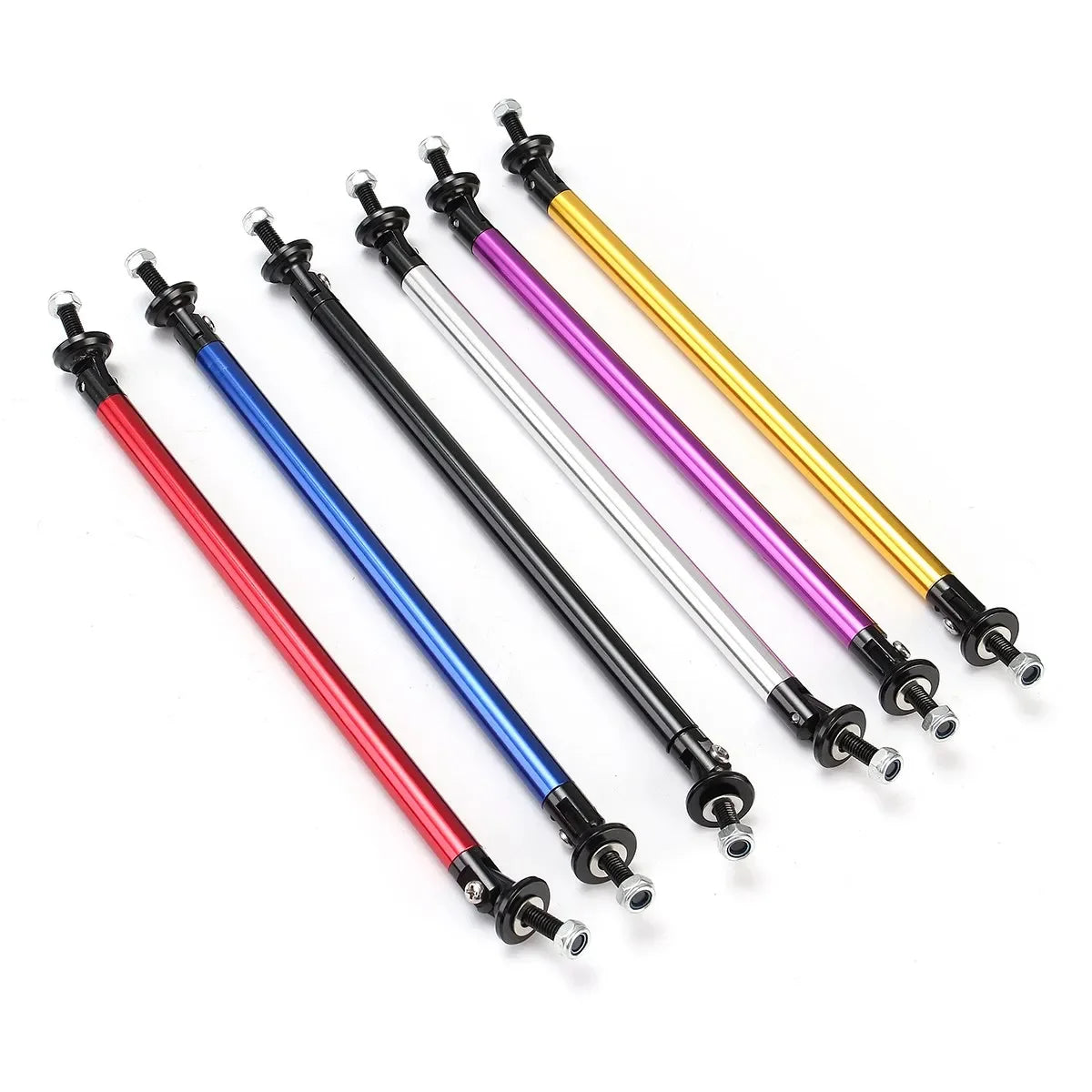 200MM Adjustable Front Rear Bumper Strut Rod Tie Support Bars