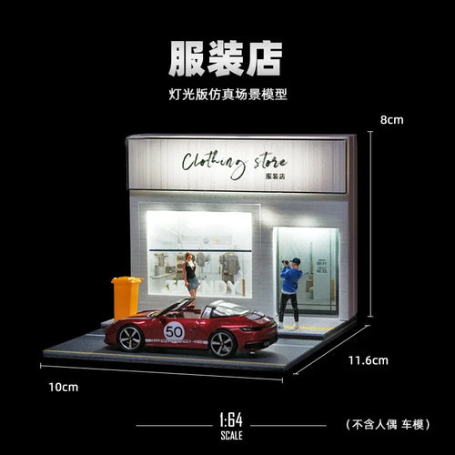 1: 64 Miniature Convenience Store Supermarket Architectural Scene