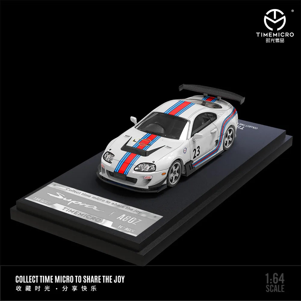 TIME MICRO 1:64 CAR  Supra A80Z Alloy Car Model Mar-tini for