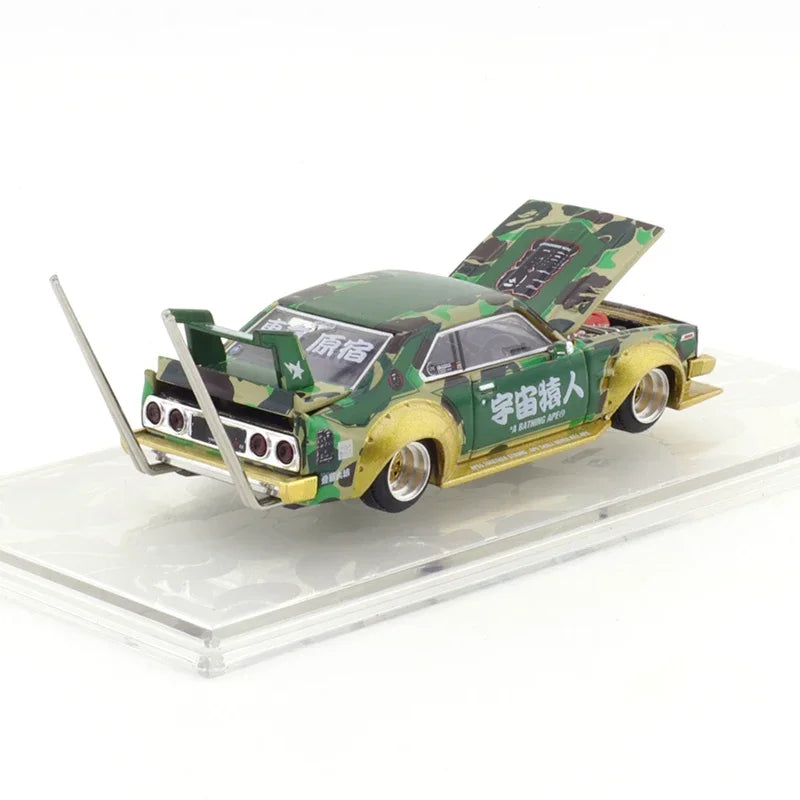 XCARTOYS POPRACE 1/64 Microalloy Die Cast Automotive Model BAPE 30th