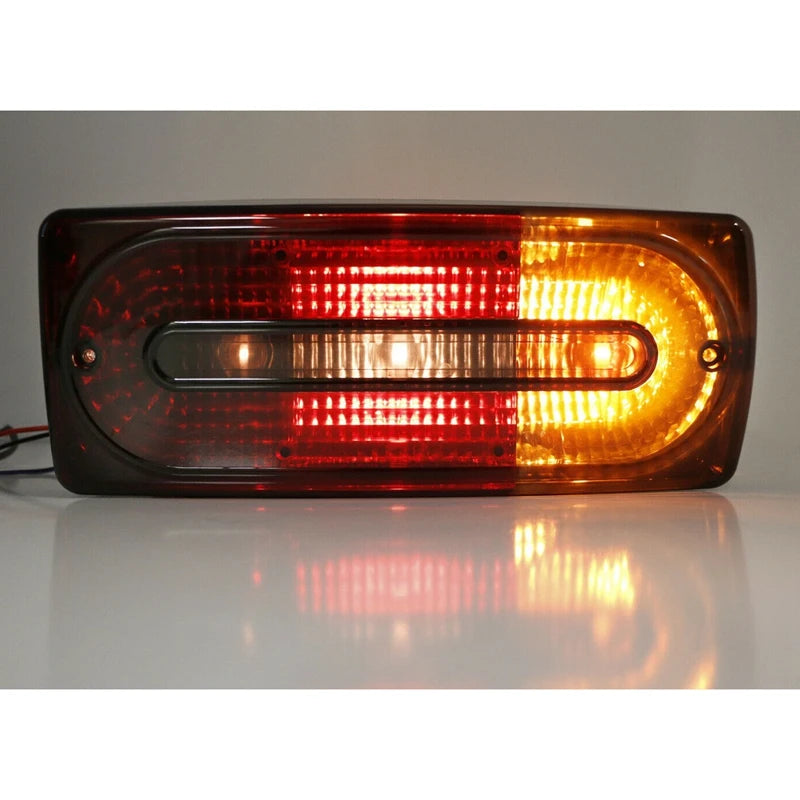 Smoked Black Car Rear Tail Light Cover Lenses For Mercedes Benz W463