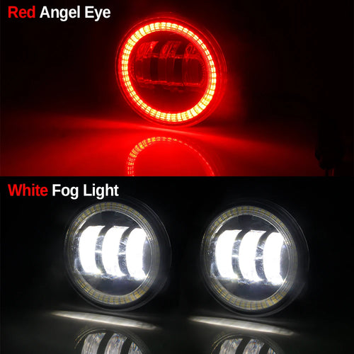 2 X Angel Eye Fog Light For Subaru Forester WRX STI Impreza XV BRZ