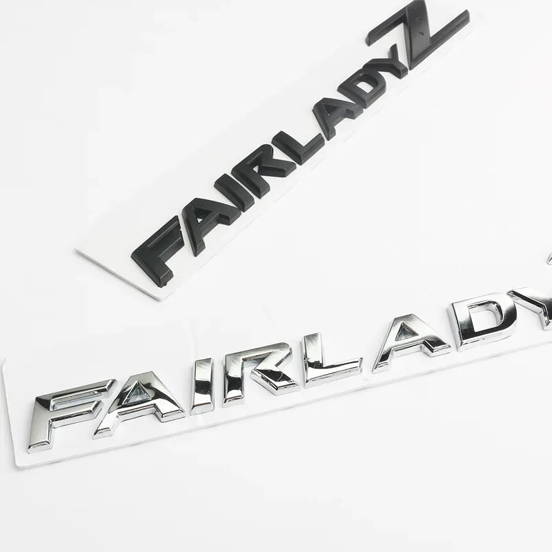 3D Letters Fairlady Z Logo Rear Boot Trunk Emblem Badge For Nissan