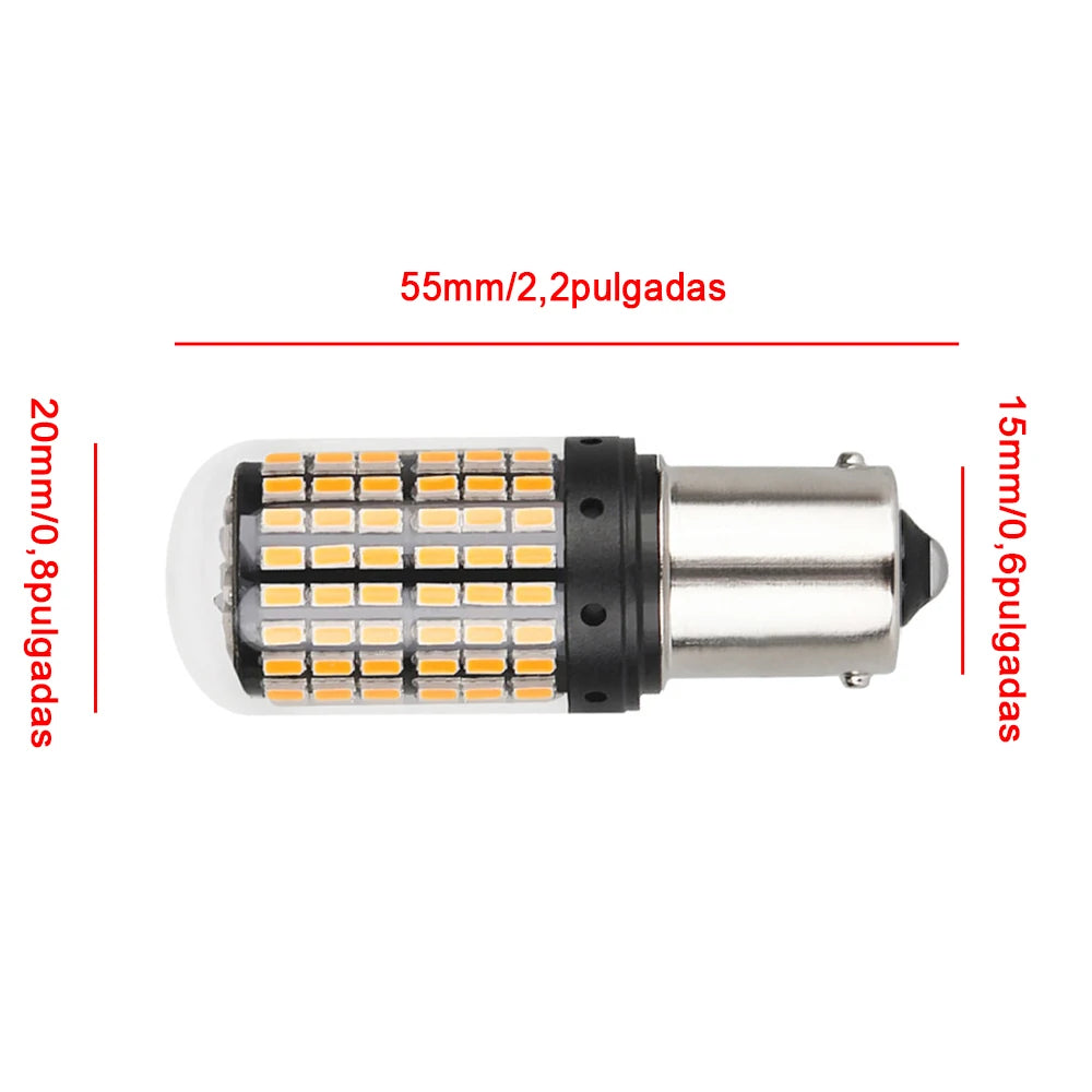 2.2*0.8inch Car LED Lights 10W Yellow Light fit for 12-24V cars,