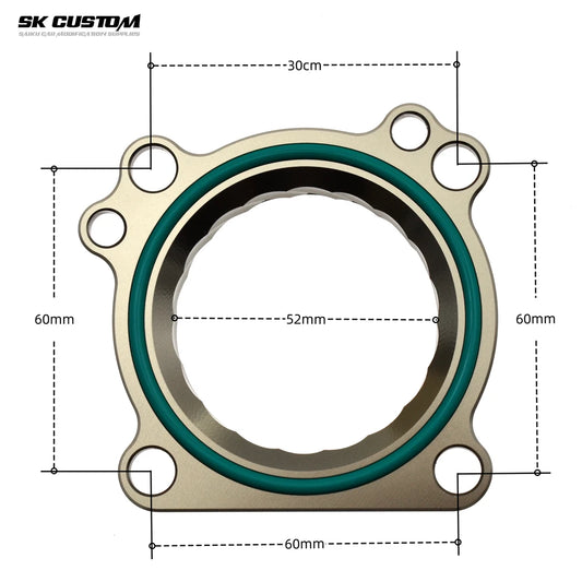 Throttle Body Spacer For VW Golf 1.4T 1.6L Polo Passat Tiguan Bora