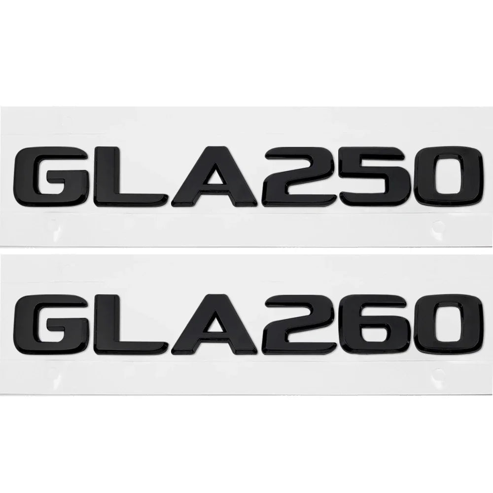 ABS Plastic GLA250 GLA260 Trunk Rear Logo Badge Emblem Sticker For