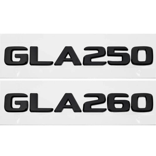 ABS Plastic GLA250 GLA260 Trunk Rear Logo Badge Emblem Sticker For