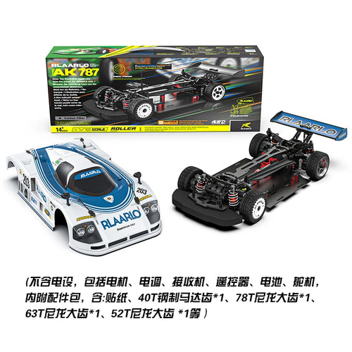 1/10 Rlaarlo Ak-787 Flat Race Car Rc Drift Car 195km/H Carbon Brazed