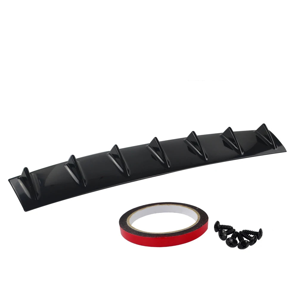 LIZHI RACING - ABS Plastic Universal Black Rear Bumper Lip Chassis