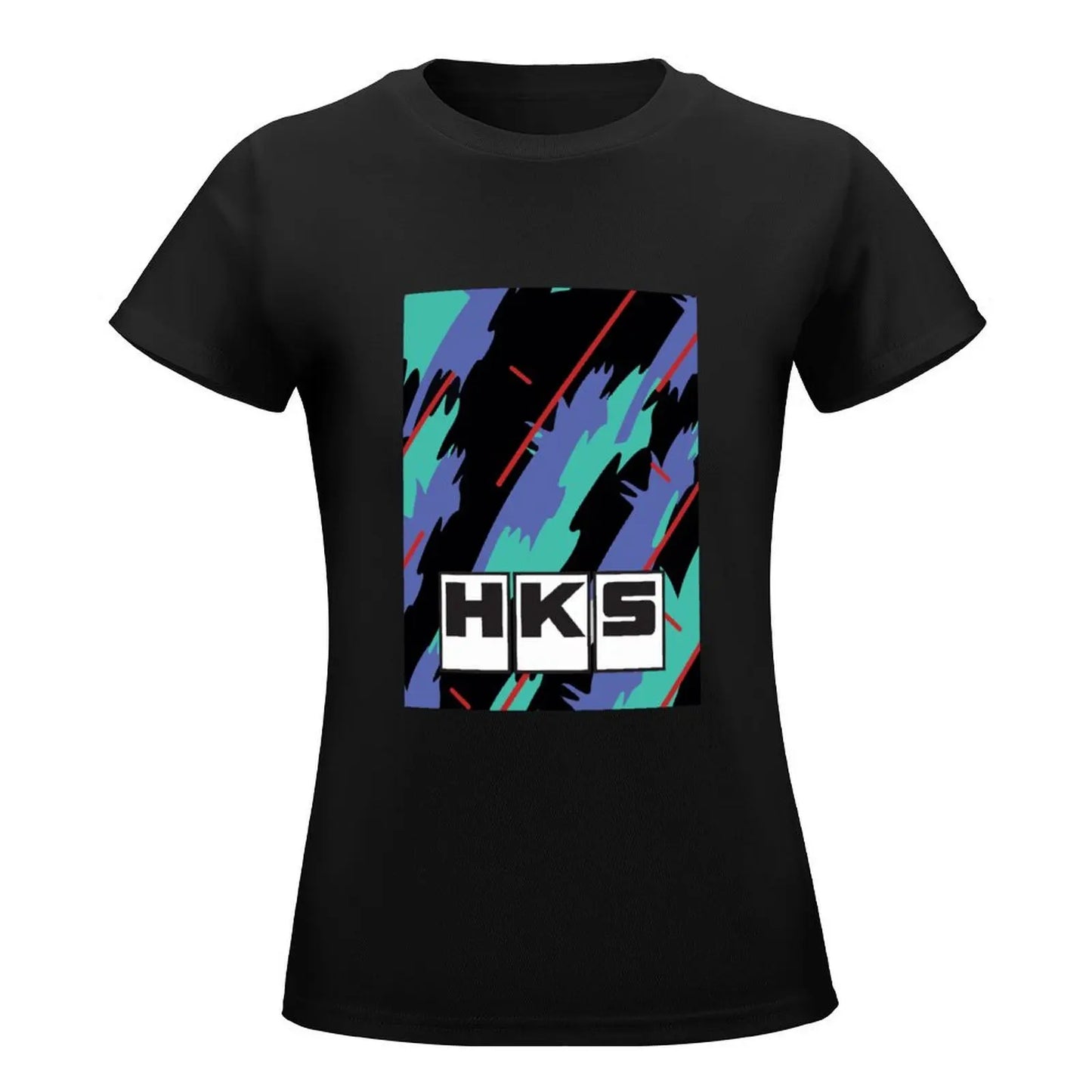 HKS Retro Pattern T-Shirt aesthetic clothes graphics designer clothes