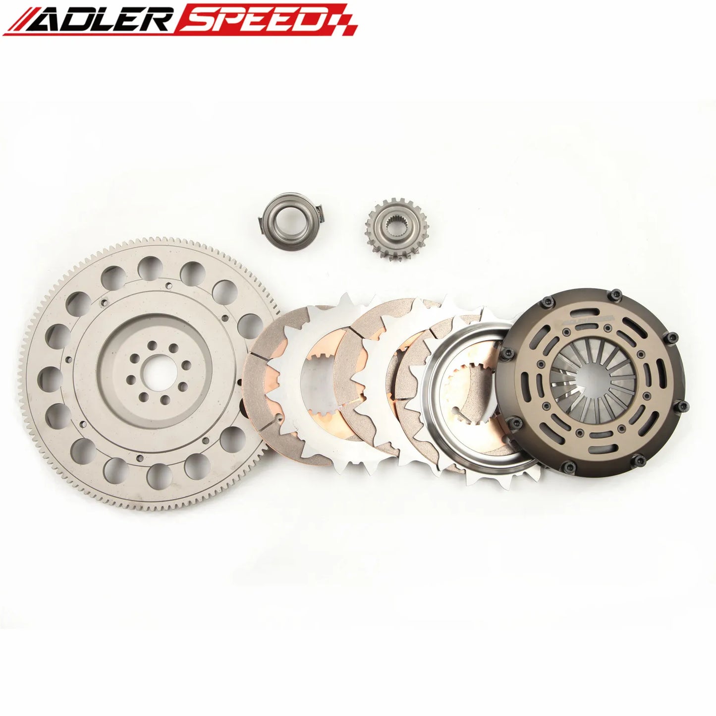 ADLERSPEED RACING CLUTCH TRIPLE DISC + FLYWHEEL FOR 07-20 NISSAN 350Z