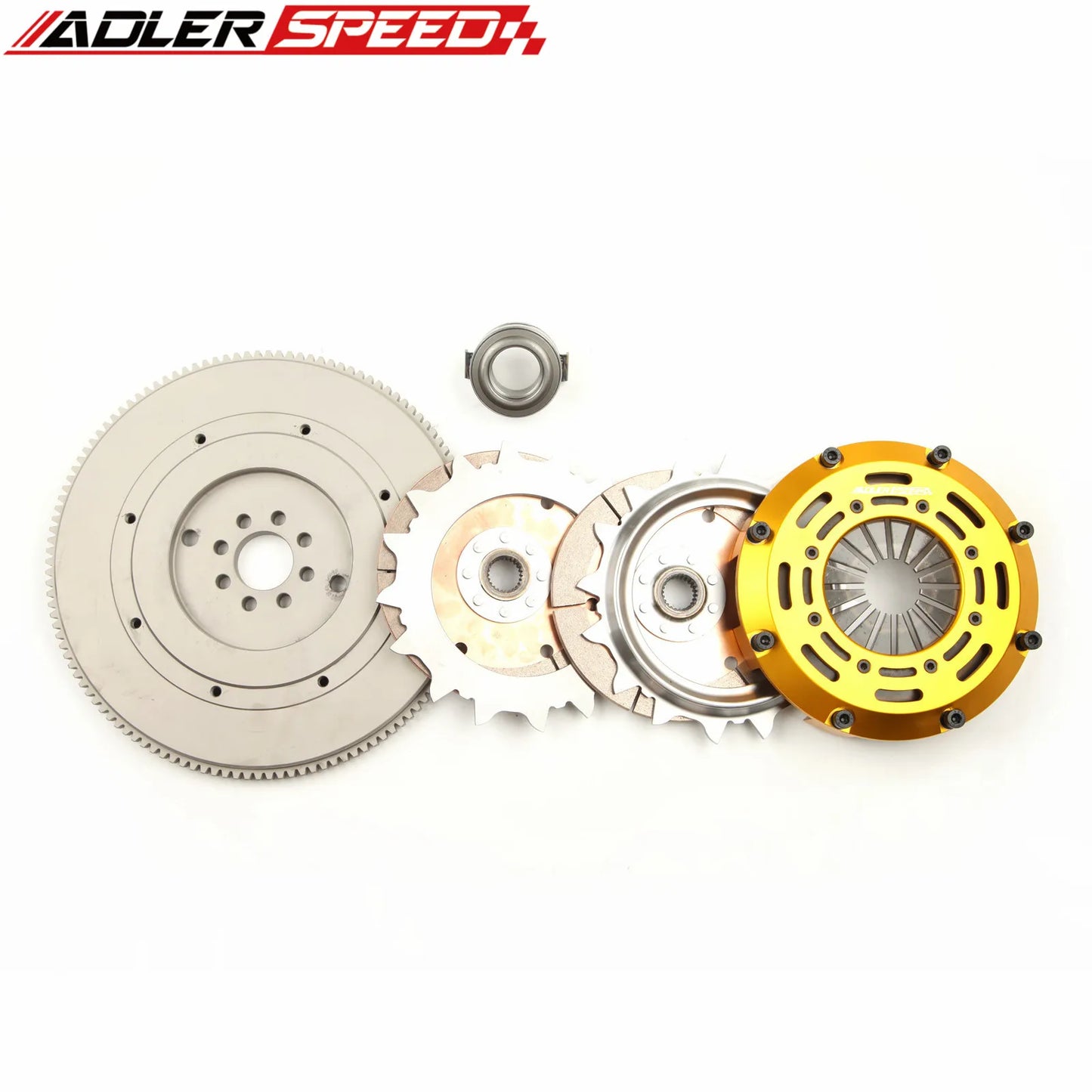 ADLERSPEED ADLERSPEED Racing Clutch Twin Disk Kit For 89-96 NISSAN