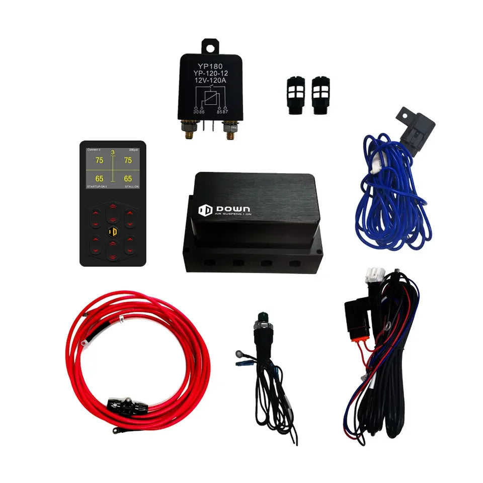 Smart Air Suspension Controller System Solenoid Valve BT Wired Remote