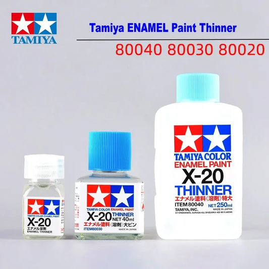 Tamiya Color ENAMEL Paint Thinner  80020 80030 80040 X20 10ML 40ML