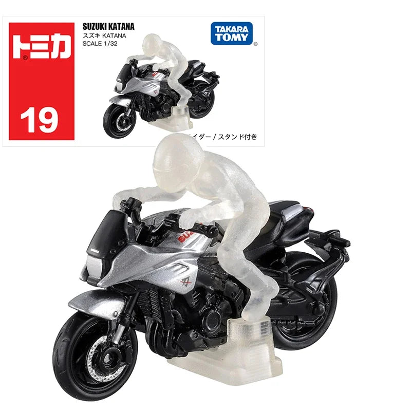 Takara Tomy Tomica No.19 Suzuki Katana Silver M. Driver Figure Scale