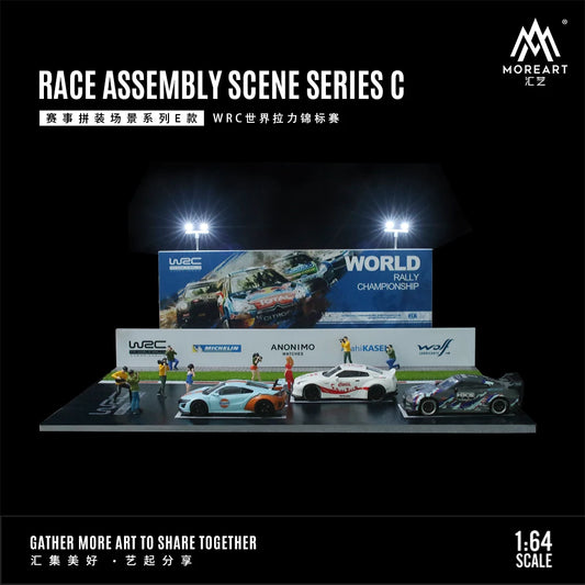 Timemicro+MoreArt 1:64 WRC World Rally Championship assembly display