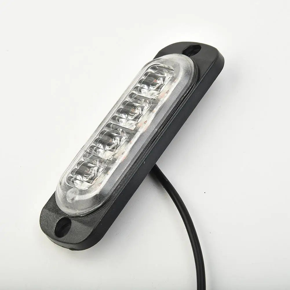 12-24V 12W 4LED Amber Work Light 800LM Driving Fog Truck Van Bar