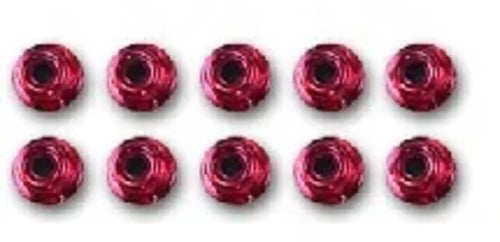 6colors 10pcs 4mm Wheel Nut/ Metal Wheel Hardware for 1/10 R/C hobby