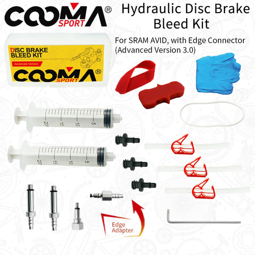 Universal Bicycle Hydraulic Brake Bleed Kit for SRAM, Shimano, Magura,